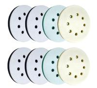 Bosiyrggrl Per I Dischi di Levigatura In Schiuma Surf Prep per Levigatrice Orbitale - Confezione da 8 Include Design da 5 Pollici con 8 Fori.