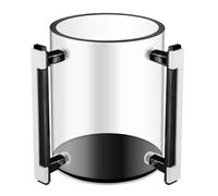 Bosiyrggrl Per la Coppa per Lavaggio delle per Preghiera Ebraica, Coppa per Lavaggio A Mano con Manici in Metallo, Rotonda in Acrilico per da Cucina.