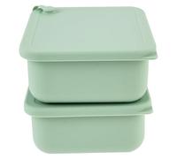 Bosiyrggrl Scatola per Fermentazione Morbida In Silicone Termoresistente per Palline di Pizza, Confezione da 2