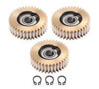 Bosiyrggrl Set di Ingranaggi Motore in Rame 3 Pezzi con Cuscinetti 36 Denti Ingranaggio Ruota Ebike 38x12mm Set di Trasmissione di Potenza