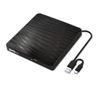 Bosiyrggrl unità CD/Dvd Portatile USB A/C 3.0 per Laptop, Lettore CD/Dvd, Masterizzatore CD-Rom Portatile+/-RW, Lettore e Duplicatore di Dischi