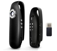 Bosiyrggrl Wearable Portable Recorder-1080P HD Mini Body Camera with Magnetic Mount Back Clip for Sports& Daily Use