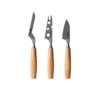 Boska Amigo Set di piccoli coltelli da formaggio / 3 coltelli piccoli / Coltelli per formaggio per qualsiasi tipo di formaggio / Manico ergonomico / Acciaio inossidabile di alta qualità / Legno di