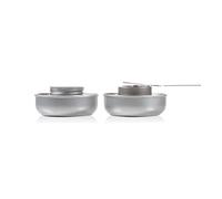 BOSKA Bourguignonne Bruciatiori Sicuri/Carburante Incluso/per Il bourguignonne/Sicurissimo/Argento / 17,5 cm
