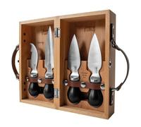 BOSKA Cheesemongers Parm Set Pro/Coltelli da formaggio professionali/Per parmigiano/Acciaio inossidabile di alta qualità/Coltello ergonomico/Taglierino e 2 coltelli da parmigiano