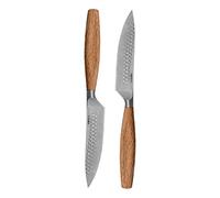 Boska coltello da bistecca Oslo+ set di 2, coltello da carne, acciaio inossidabile, legno di quercia, 320030