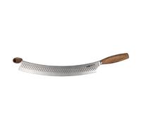 Boska Coltello da Pizza & Formaggio Oslo+ / Antiaderente BSF™ / Sicuro da usare per entrambe le mani/Per pizza e formaggio/Elegante/Legno di Quercia & Acciaio Inossidabile