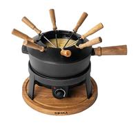 BOSKA Fonduta elletrrica Pro - Premio Fonduta - Bourguignonne per carne - Fonduta formaggio - 2,2L - Con 9 Forchette