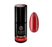 Boska Nails Smalto Ibrido UV LED Lampada Lunga Durata 6 ml Divine Red Ferry Nr. 326 Coprenza Perfetta Applicazione Facile