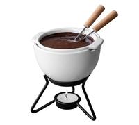 Boska Piccola Fondata di Cioccolato Marie/Set per fondata a bagnomaria/Non brucia mai/Adatto per il microonde e la lavastoviglie/Bianco / 250 ml