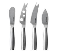 Boska Set di coltelli da formaggio Mini Copenhagen – 4 pezzi in acciaio inox, argento