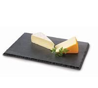 BOSKA Tagliere da Servire Ardesia L/Con piedini antiscivolo/Scrivibile/Adatto per la lavastoviglie/Nero / 33 cm