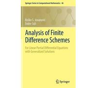 Boško S. Jovanović Endre S Analysis of Finite Difference Sche (Copertina rigida)