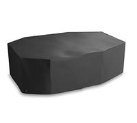 Bosmere Copertura rettangolare per set da giardino a 10 posti, 100% impermeabile, resistente ai raggi UV, tessuto Oxford 600D, L350 W250 H94 cm, A538C