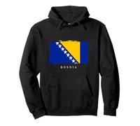 Bosnia ed Erzegovina Bandiera Nazione Souvenir Bosnia Felpa con Cappuccio