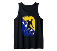 Bosnia ed Erzegovina Bandiera Silhouette Bosna Orgoglio Canotta