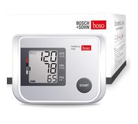 boso - medicus vital - Misuratore di pressione da braccio, completamente automatico, con ampio display e rilevamento aritmia, incluso manicotto per pressione sanguigna, 22-42 cm