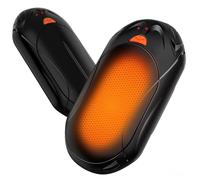 BOSONER Scaldamani elettrici, ricaricabili, set da 2 pezzi, 6000 mAh, scaldamani elettrici, ricaricabili, ricaricabili, riscaldatori elettrici USB, riutilizzabili, regalo per donne, uomini e attività