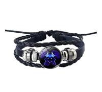 BOSONS Gleym Bracelet-Gleym Manifestation Bracelet, Zodiac Signs Spirit Bracelet, Zodiac Constellation Universe Spirit Bracelet, Zodiac Signs Bracelet Charms (Gemini)