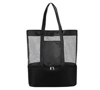 BOSREROY Borsa da spiaggia delle donne, borsa impermeabile di nuoto con separazione bagnata asciutta, totalizzatore del poliestere, 14,6 x 16,5 x 5,9 pollici