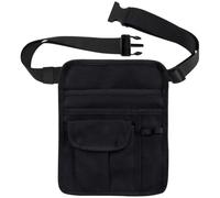 BOSREROY Grembiule da server: nero, tasche, cintura regolabile