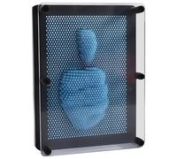 Bosreroy Impression Hand personalizzabile, Art 3D Pin Creative Toy Sculpture, Acrilico e Plastica Arte Interattiva Piccolo Regalo One, Età 3-14 per, Blue Edition Luce Creativa