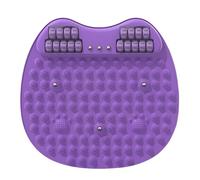 BOSREROY Tappetino per massaggio ai piedi con digitopressione, design arrotolabile per tessuti, comfort muscolare e stress, terapia riflessologica della forza di attaccamento