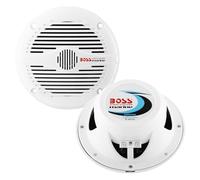 Boss 1241815 MR50W Coassiali Marina, Bianco 130mm, Confezioni da 2