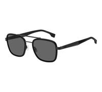 BOSS 1486/S 003-2K Men's Sunglasses - Matte Black Frame, Grey Lenses