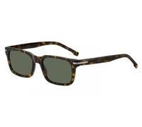 Hugo Boss Uomo BOSS 1628/S 086/QT Occhiali da sole Acetato Havana Verde Squadrata