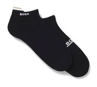 BOSS Calze alla caviglia con logo in confezione da due - Style 2P AS Iconic Loop CC, 50554563 Nero 39-42