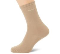 BOSS 2p Rs Uni Logo CC W 10272219 0 Calze Regolari, Beige Medio, 39-42 Donna