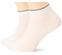 BOSS 2P Sh Logo CC W 10270208 01 Calzini_Corti, 119Open White, 39-42 (Pacco da 2) Donna