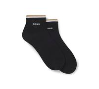 Calzini da tennis BOSS Ankle-Length With Signature Stripe 2P - Nero 43-46