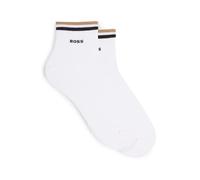 BOSS 2P Sh Stripe CC Short_Socks, White100, 43-46 Uomo