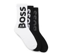 BOSS 3p Qs Rib Logo Cc Calzini_corti Uomo