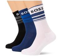 BOSS 3P QS Rib Stripe CC Calzini_Corti, Open Miscellaneous963, 43-46 Uomo