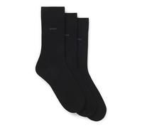 BOSS Calze ad altezza regolare in tessuto elasticizzato in confezione da tre - Style 3P RS Uni CC, 50469839 Nero 47-50