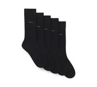 BOSS 5p Rs Uni Color Cc calze uomo Uomo (Pacco da 5)