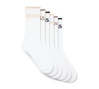 Calzini da tennis BOSS QS Stripe 6P Socks - open miscellaneous - Bianco (43-46)