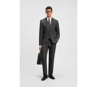 BOSS Abito due pezzi regular fit in lana e lino - Style H-Jeckson-2Pcs-224, 50555419 Verde scuro 52