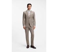 BOSS Abito due pezzi regular fit in lana elasticizzata mélange - Style H-Jeckson-2Pcs-263, 50567234 Beige 46
