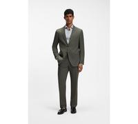 BOSS Abito due pezzi regular fit in lana elasticizzata mélange - Style H-Jeckson-2Pcs-263, 50567234 Verde scuro 58