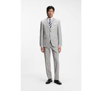 BOSS Abito due pezzi regular fit in lana vergine a righe - Style H-Jeckson-2Pcs-253, 50561835 Grigio chiaro 98
