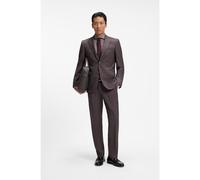 BOSS Abito due pezzi regular-fit in lana vergine - Style H-Jeckson-2Pcs-263, 50577657 Marrone 56