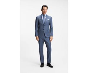 BOSS Abito due pezzi slim fit in lana elasticizzata a motivi - Style H-Huge-2Pcs-263, 50567237 Blu 50