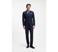 BOSS Abito due pezzi slim fit in lana elasticizzata a quadri - Style H-Huge-2Pcs-263, 50567236 Blu scuro 102