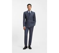 BOSS Abito due pezzi slim fit in lana vergine a motivi - Style H-Huge-2pcs-DB-254, 50557266 Blu 54