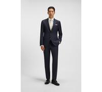 BOSS Abito due pezzi slim fit in lana vergine a motivi - Style L-Harvers-2Pcs-241, 50549626 Blu scuro 54