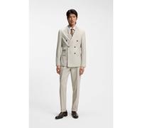 BOSS Abito due pezzi slim fit in lana vergine a motivi - Style L-Heston-2Pcs-DB-252, 50545408 Beige 54